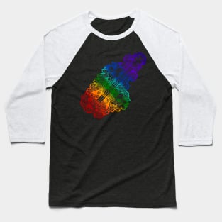 No more f*cks to give (rainbow) Baseball T-Shirt